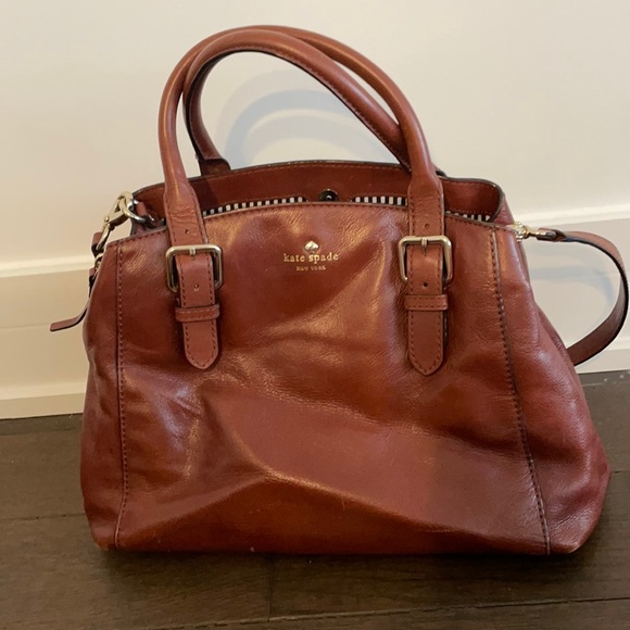 kate spade Handbags - Kate Spade Brown Leather Bag